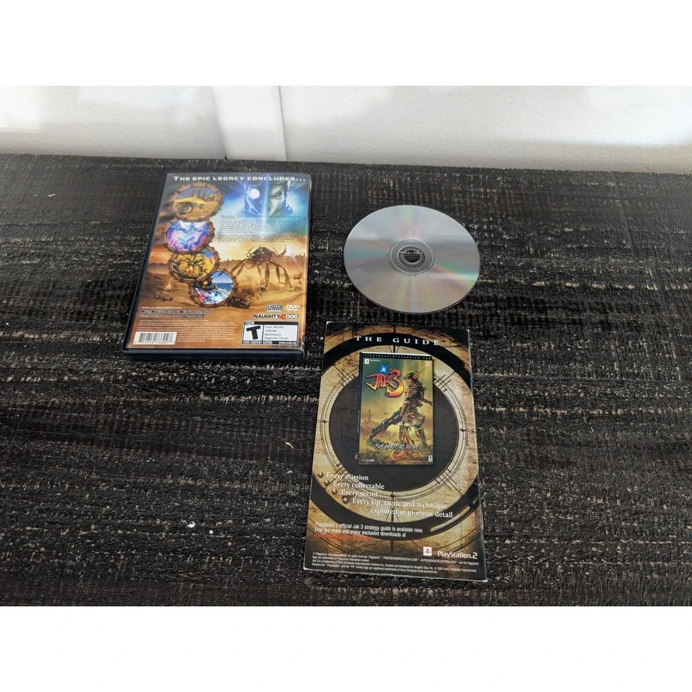 Jak 3 Sony PlayStation 2 PS2 Black Label Complete CIB Tested Action Video Game